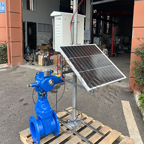 新津皓久 Z945X-16Q免布线太阳能电动闸阀 农业灌溉 支持远程智能控制
